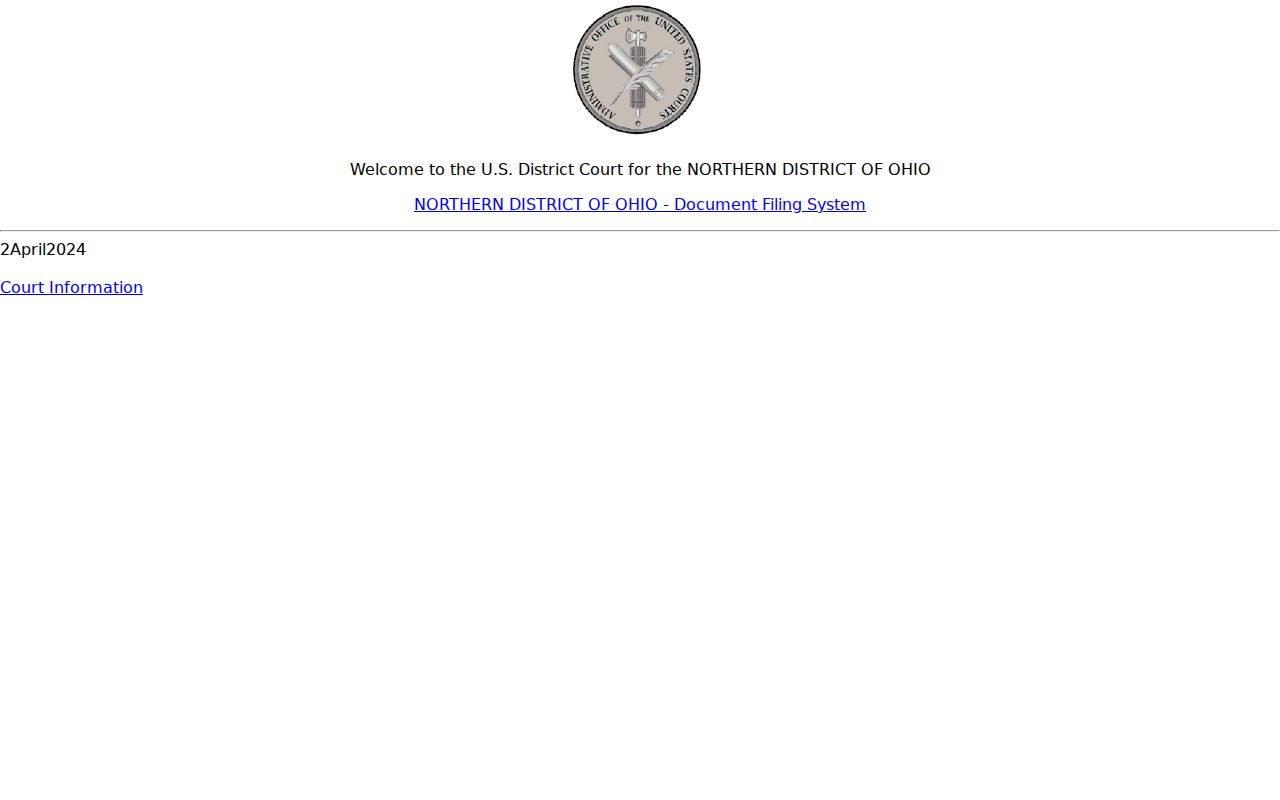 Mercer County court records federal electronic filing source