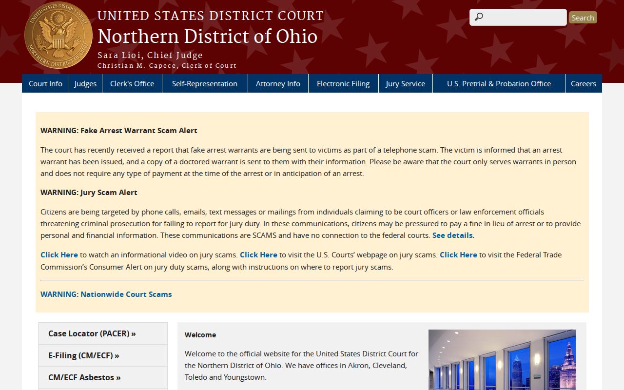 Mercer County court records federal court source
